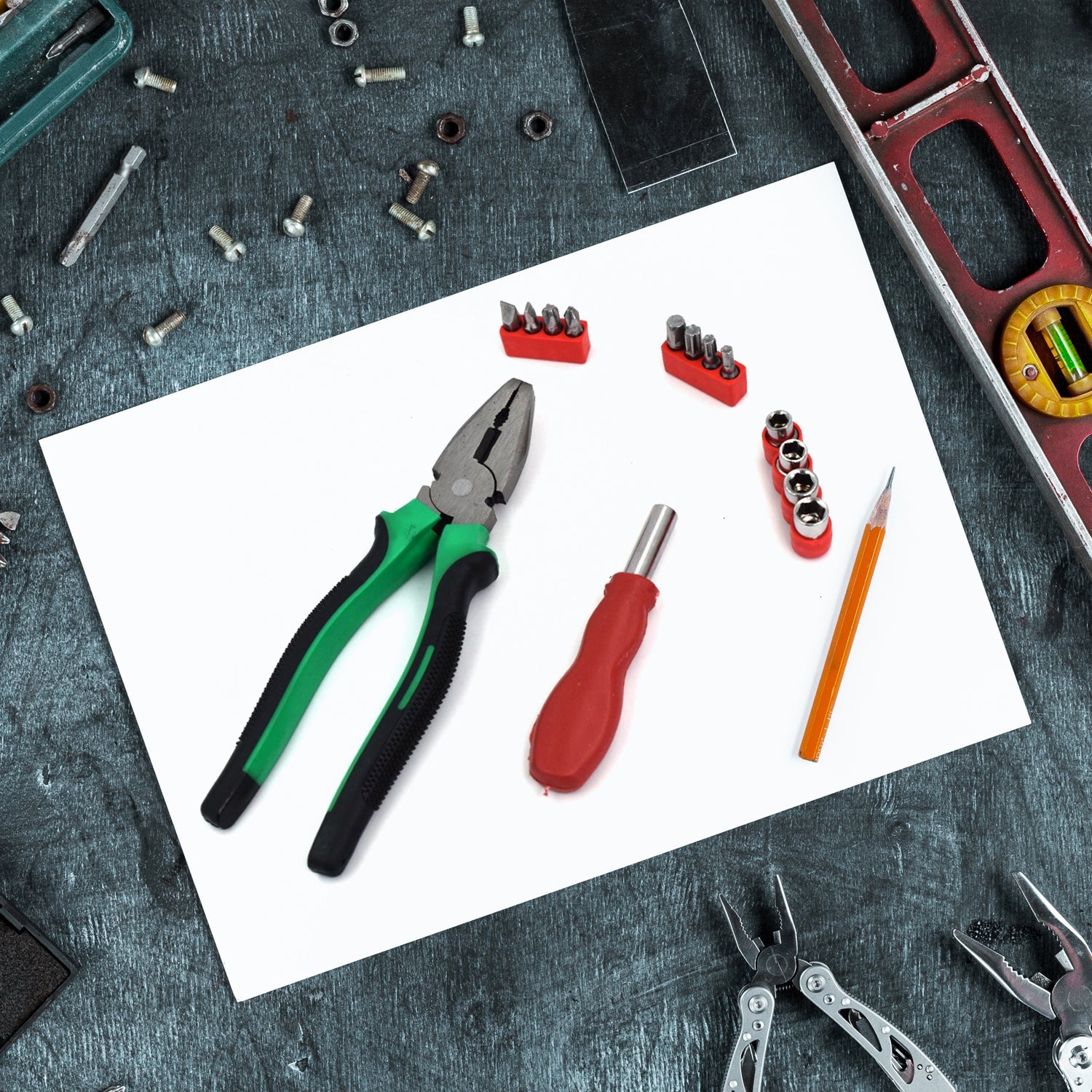 9184 14-Pieces Screwdriver Kit/Screwdriver combo Set Combination Plier For Home Use/For Multipurpose Application DeoDap 9184 14-Pieces Screwdriver Kit/Screwdriver combo Set Combination Plier For Home Use/For Multipurpose Application DeoDap